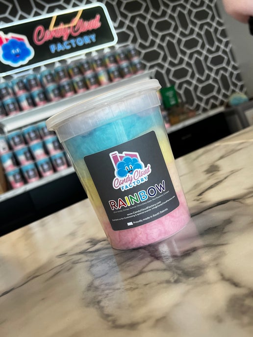 Cotton Candy Rainbow Container